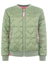 Zwillingsherz - Bomberjacke "Be Happy" Olive