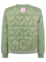Zwillingsherz - Bomberjacke "Be Happy" Olive
