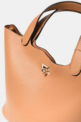 Lanidor Tasche Beige aus Eco-Leder mit Schulterriemen