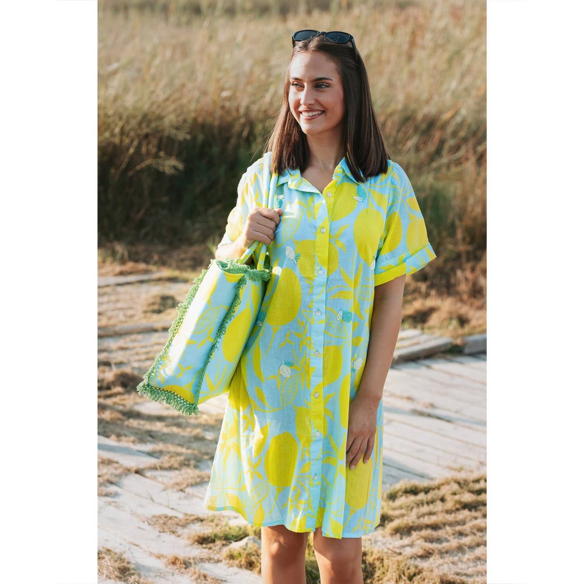 Isla Bonita by SIGRIS Schlüsselanhänger Amarillo Zitrone Gelb