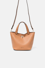 Lanidor Tasche Beige aus Eco-Leder mit Schulterriemen