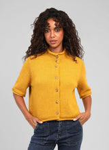 Ange Paris Strickweste Lelya Safran-Gelb