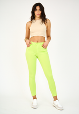 Ana & Lucy Slimfit Jeans Anna Push-up Vert Fluo