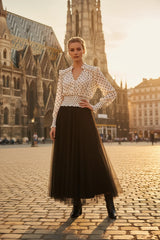 Choklate Paris Tüllrock Amber Slim Fit Schwarz