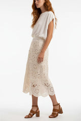 Choklate Paris Häkelrock Mathilda Bohostyle Ecru