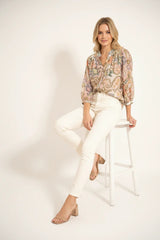 Choklate Paris Hemdbluse Saint Tropez - Seide & Viskose - Rose