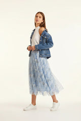 Choklate Paris Rock Vérone Karomuster & Liberty Blumenprint Blau