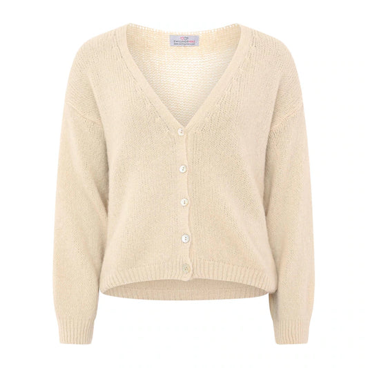 Cardigan "Soft" Beige - Zwillingsherz