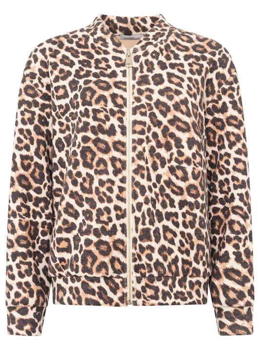 Zwillingsherz Doubleface Blouson-Jacke "Leopard" - Animal Chic im sportlichen Style