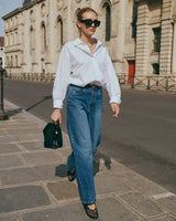 Ana & Lucy Barrel Jeans „Louisa“ Dunkelblau