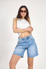 Baggy-Shorts aus Jeans „Cyria“ - Ana & Lucy*: Hellblau / 1(T36) 1(T38) 1(T40) 1(T42) 1(T44)