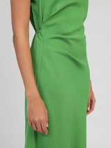 Ange Paris Midikleid Milana Apfelgrün