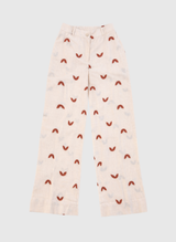 Ange Paris Hose Romila Baumwollstickerei Ecru