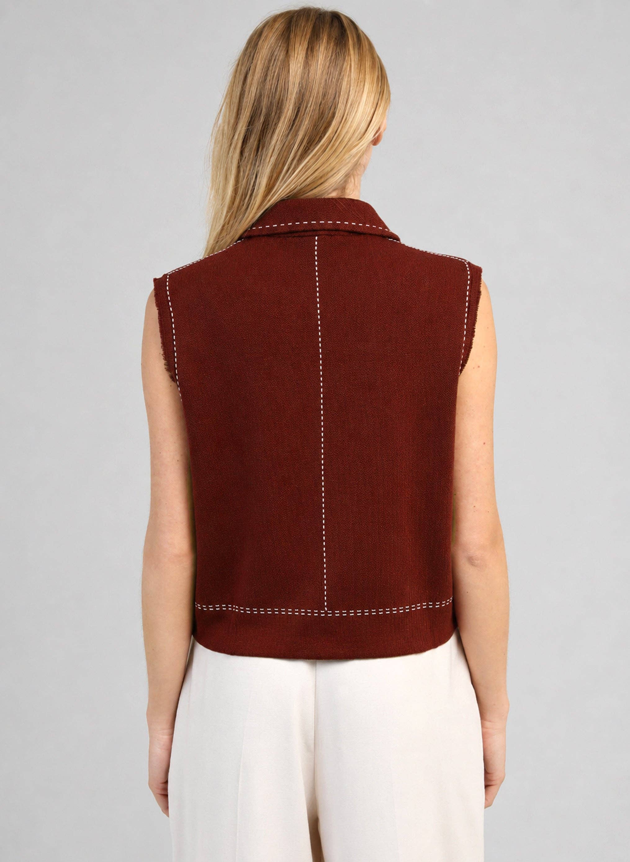 Weste LEWOODY bordeaux: M/L