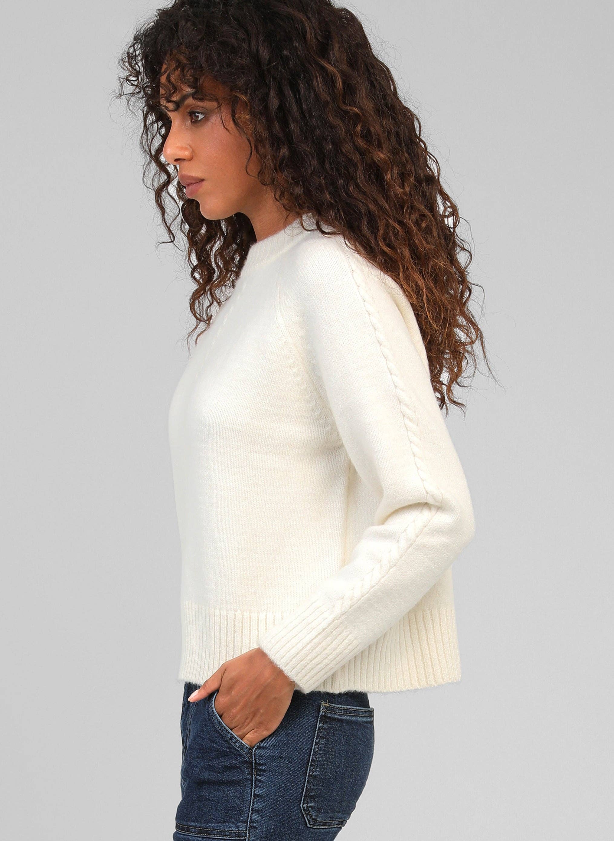PULLOVER LETRESSY ecru: M/L