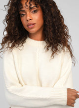 PULLOVER LETRESSY ecru: XS/S