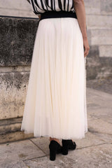 Choklate Paris Amber Tüllrock Slim Fit Ecru