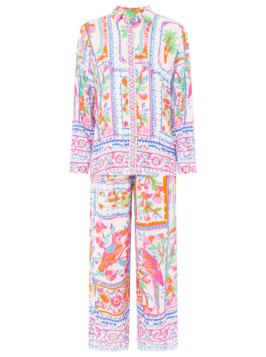 Bluse "Paradise" aus 100% Viskose  -  Zwillingsherz