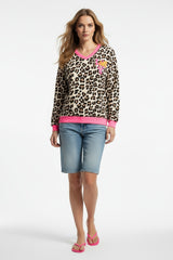 Ana & Lucy Bermuda Baggy Dad weite Passform Hellblau
